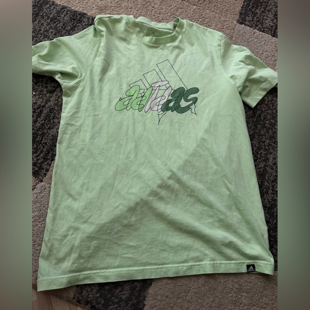 adidas Mint Green Logo Tee G8